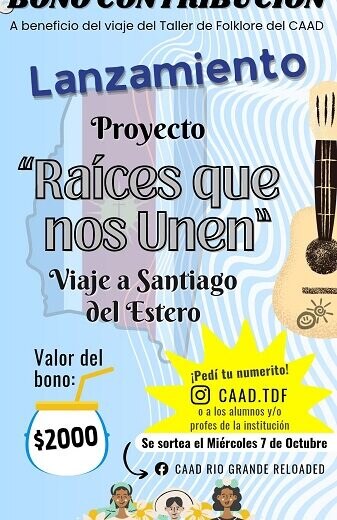 Bono contribución del Taller de Folklore CAAD